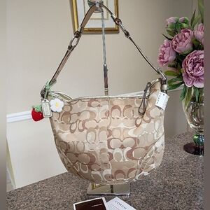 NWT Coach Soho  Optic Signature Vintage Shoulder Bag